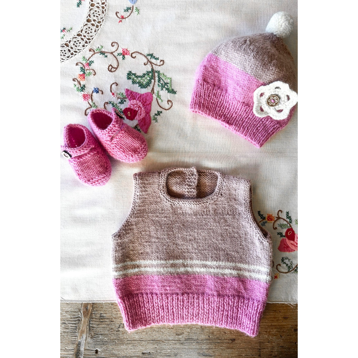 Cassidy Vest, Hat & Shoes 4ply | lisaFdesign BC146 – Centrepoint Craft ...