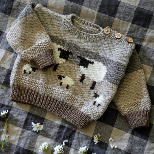 Counting Sheep Sweater 8ply | lisafdesign BC151