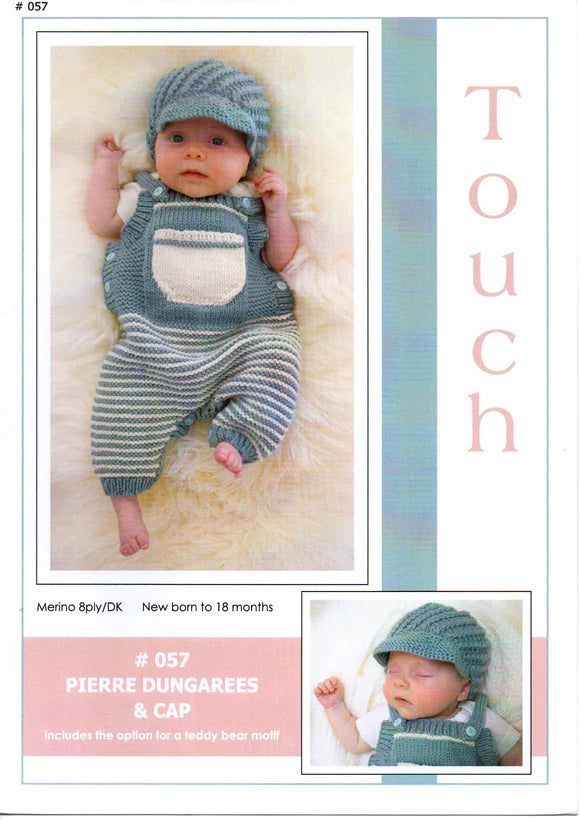 Pierre Dungarees & Cap | Touch Yarns #057