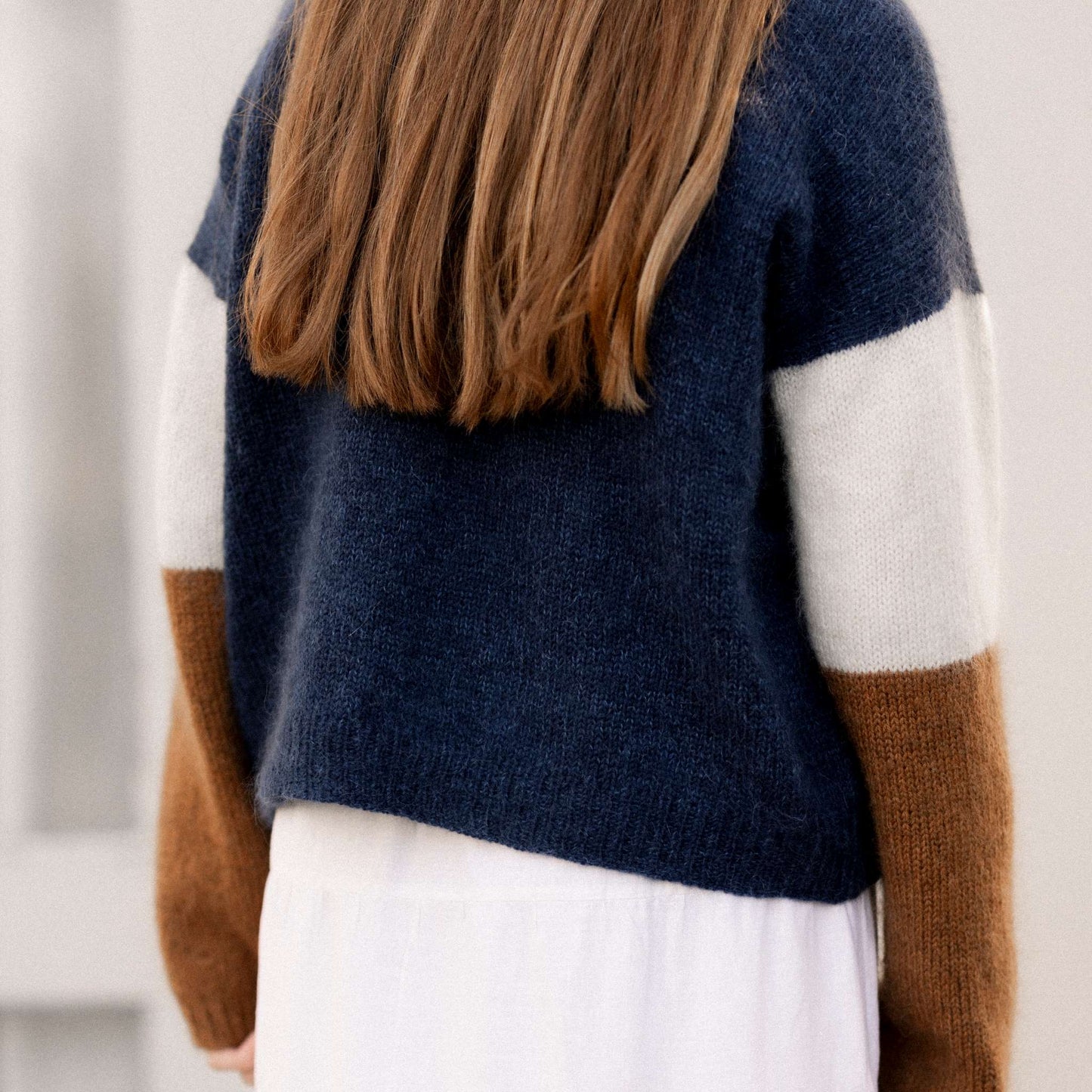 Tri Tone Sweater 8ply | Purl Foundry