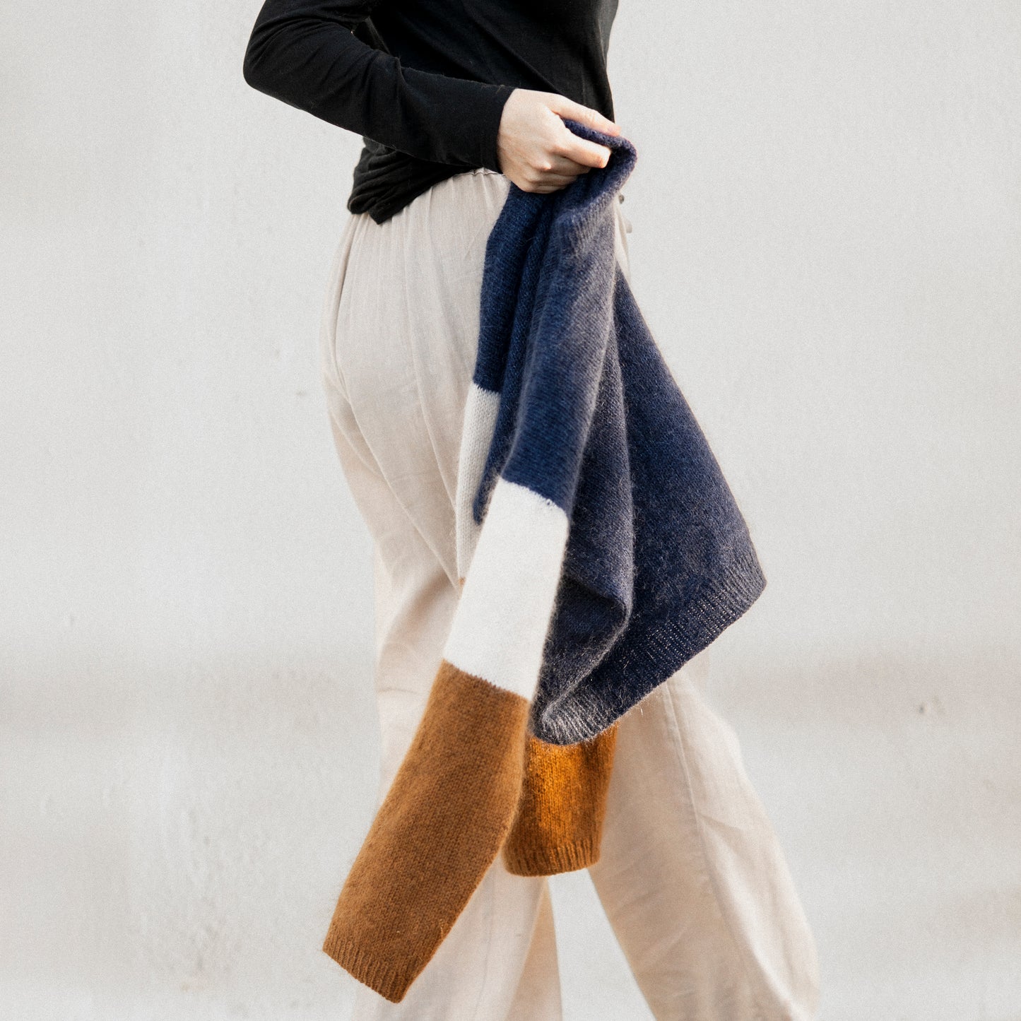 Tri Tone Sweater 8ply | Purl Foundry