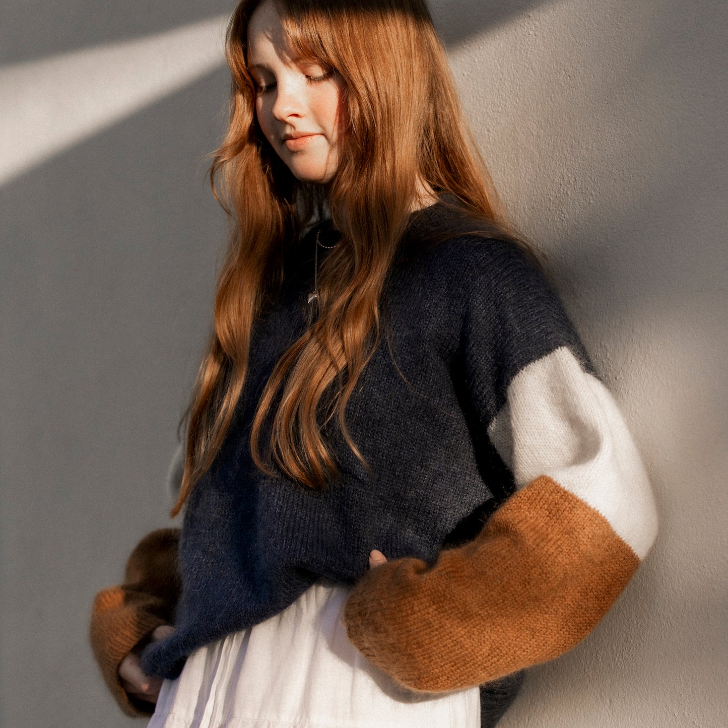 Tri Tone Sweater 8ply | Purl Foundry