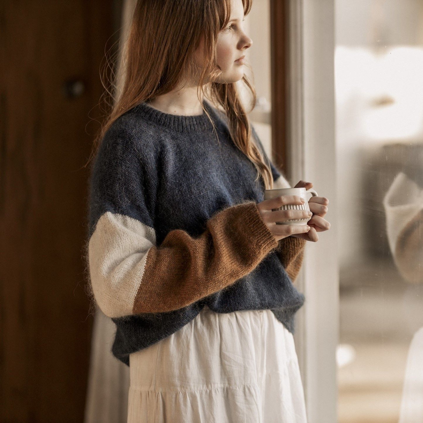 Tri Tone Sweater 8ply | Purl Foundry