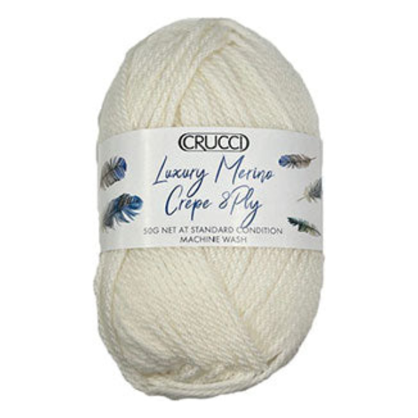 Crucci Luxury Merino Crepe 8ply