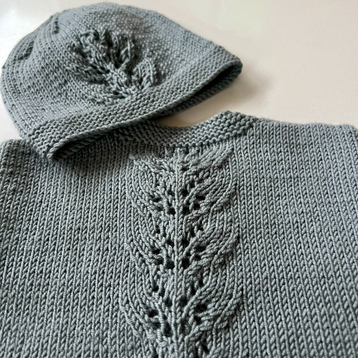 Abby Cardigan & Hat 8ply | The Kiwi Stitch & Knit Co