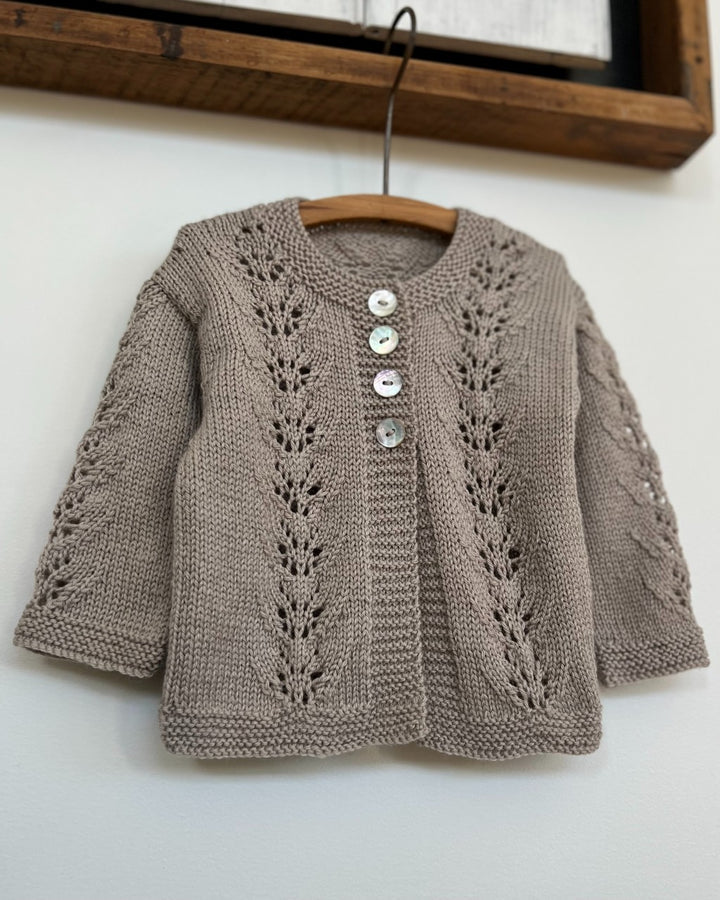 Abby Petite Cardigan & Hat 4ply | The Kiwi Stitch & Knit Co