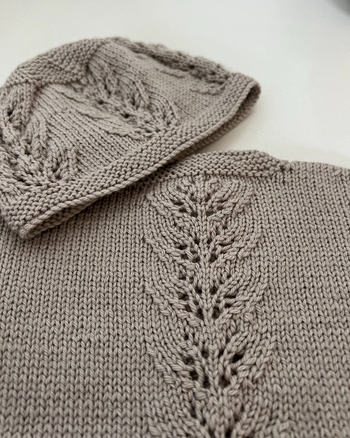 Abby Petite Cardigan & Hat 4ply | The Kiwi Stitch & Knit Co