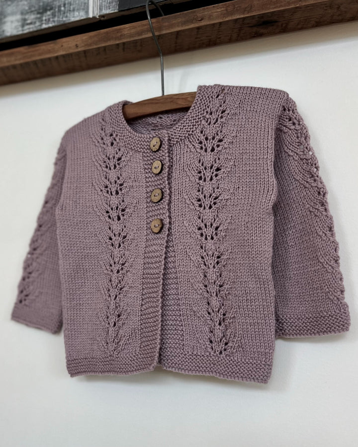 Abby Petite Cardigan & Hat 4ply | The Kiwi Stitch & Knit Co