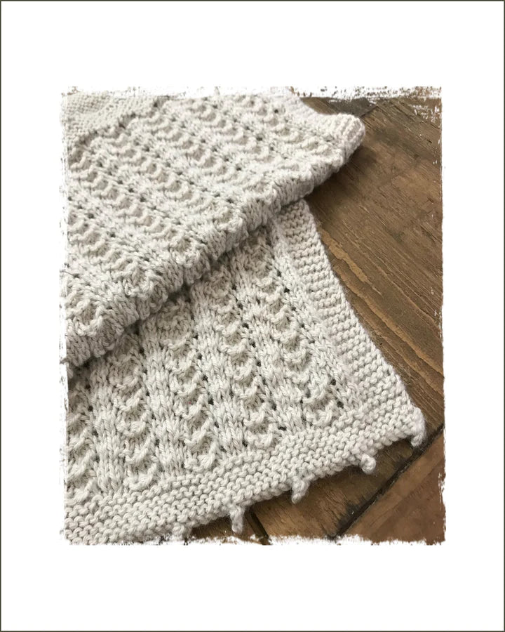 Heirloom Baby Blanket 8ply | The Kiwi Stitch & Knit Co