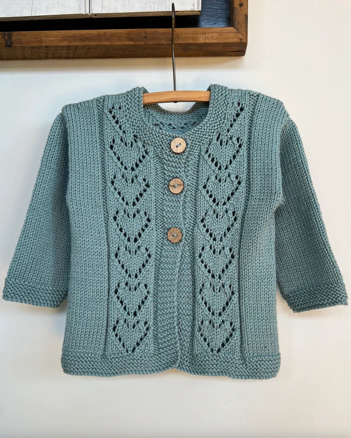 Lilly Cardigan 8ply | The Kiwi Stitch & Knit Co