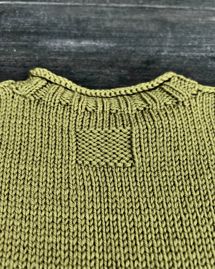 Rolled Edge Jumper 8ply | The Kiwi Stitch & Knit Co