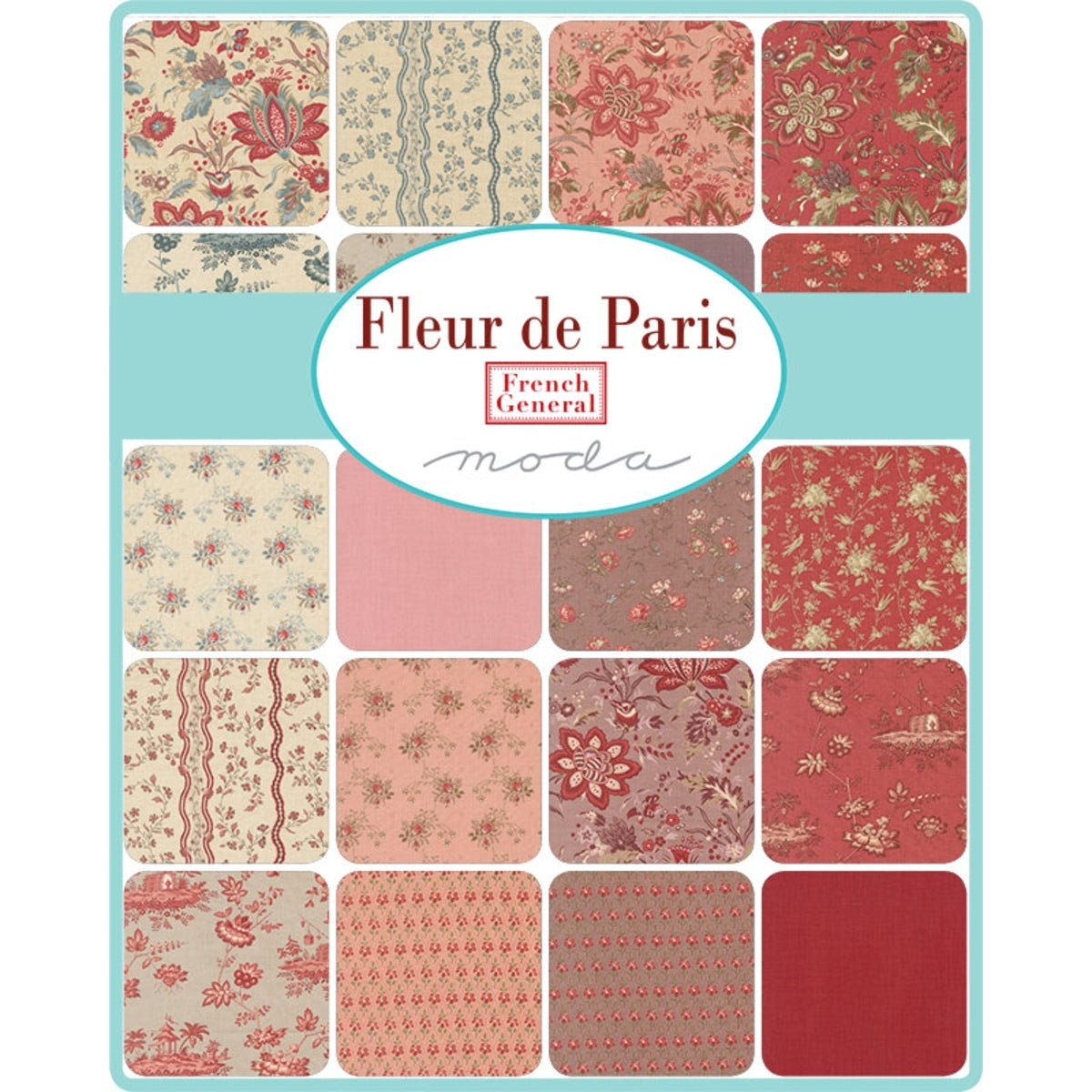 Fleur De Paris | 5"x5" Charm Pack | 13990PP