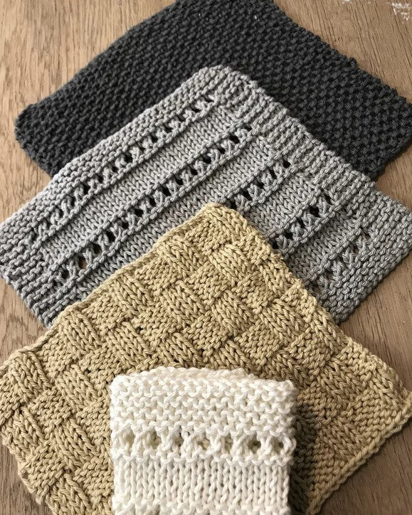 Cotton Washcloths | The Kiwi Stitch & Knit Co